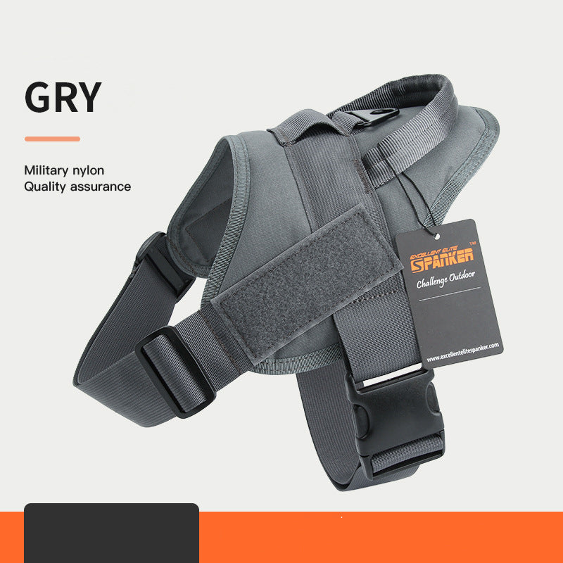Harnais Militaire Nylon 1050D pour Chien — Boucle UTX | XS à XL