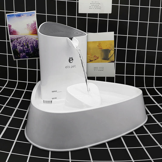 Fontaine à Eau Automatique 1,5L pour Chats et Chiens – Filtre 4 Couches & LED