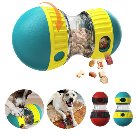 Tumbler Treat Dispensing Dog Toy — Interactive Puzzle Ball