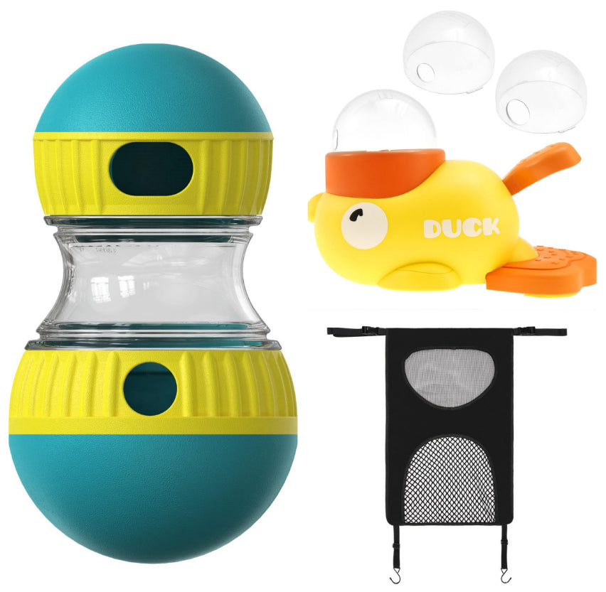 Tumbler Treat Dispensing Dog Toy — Interactive Puzzle Ball