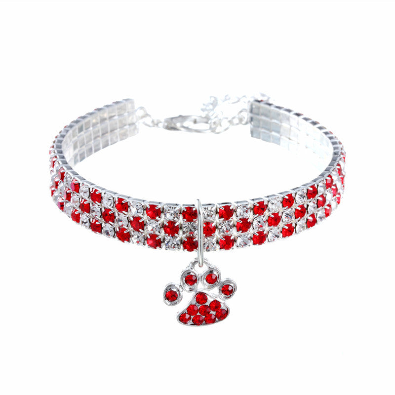 Collier Strass Élastique pour Chat et Chien