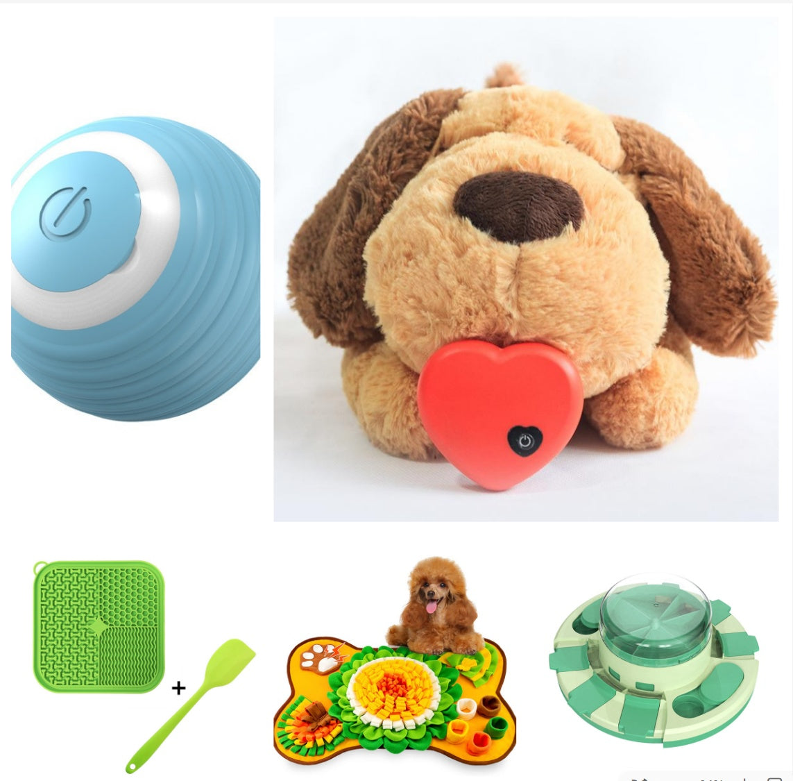 Balle Interactive Intelligente pour Chien & Chat — Rechargeable USB