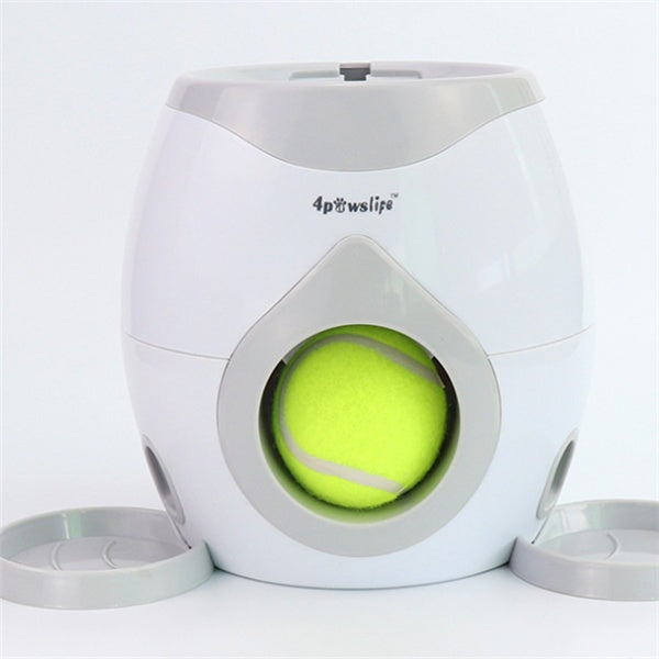 Interactive Dog Treat Dispenser – Tennis Ball & Rewards