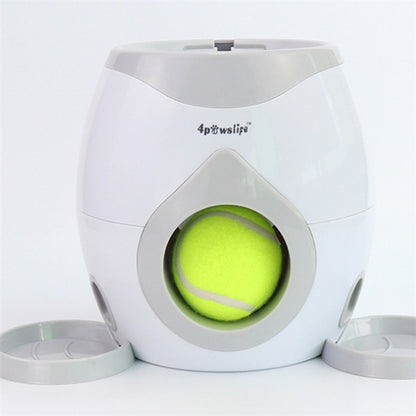 Interactive Dog Treat Dispenser – Tennis Ball & Rewards