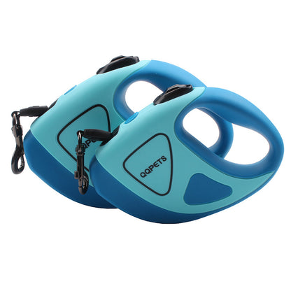 LED Retractable Dog Leash with Anti-Tangle Fiberglass — 3M & 5M