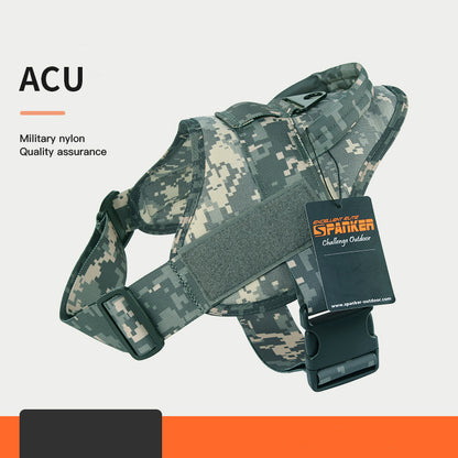 Harnais Militaire Nylon 1050D pour Chien — Boucle UTX | XS à XL