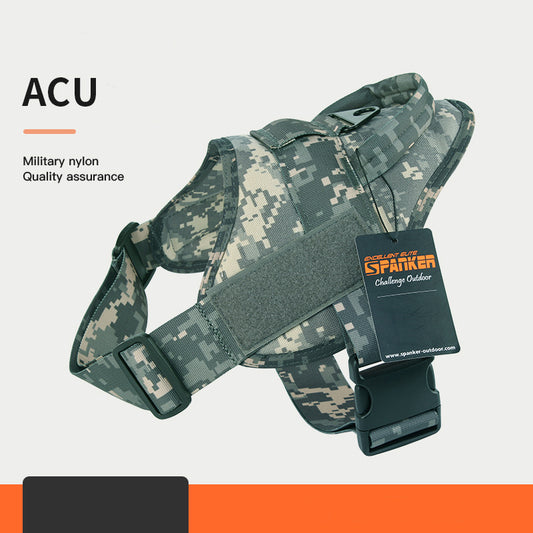 Harnais Militaire Nylon 1050D pour Chien — Boucle UTX | XS à XL