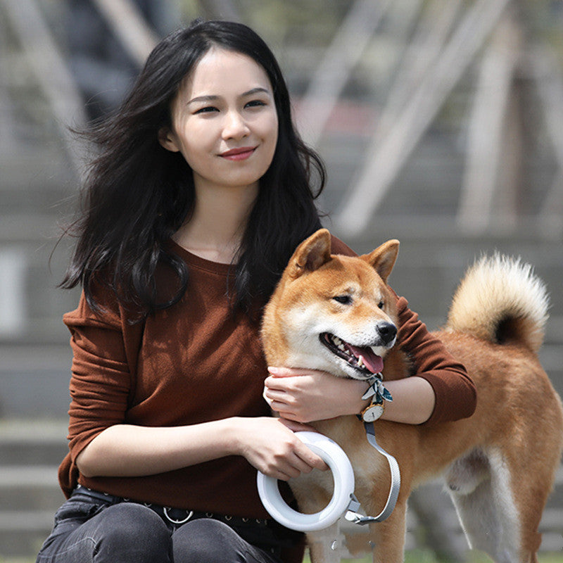 Laisse Rétractable Cute King Star pour Chien — ABS Léger