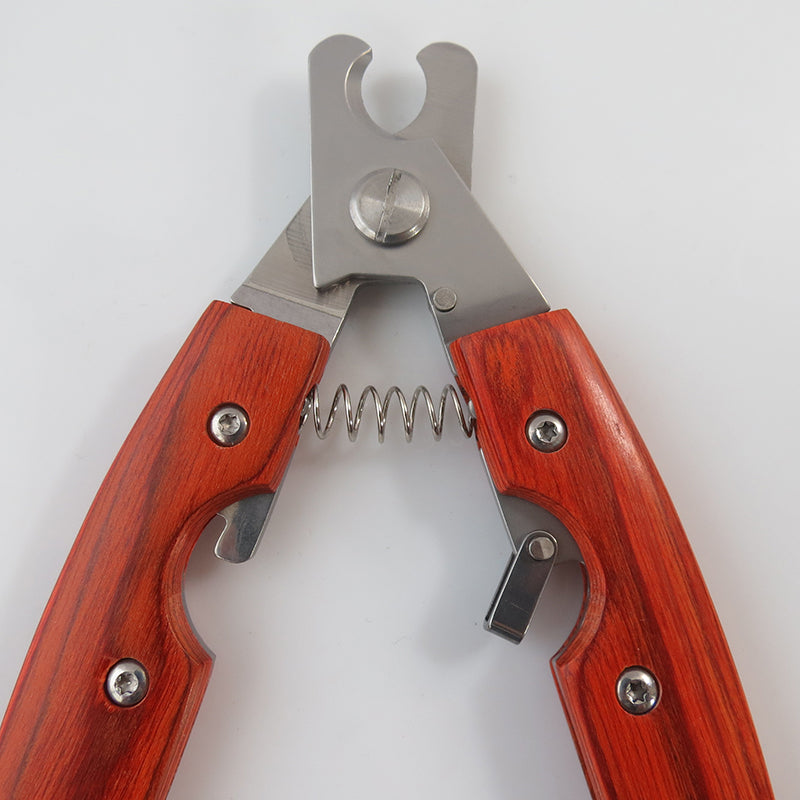Coupe-Ongles à Manche en Bois pour Chien — Grands & Moyens Gabarits