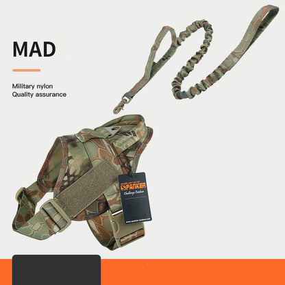 Harnais Militaire Nylon 1050D pour Chien — Boucle UTX | XS à XL
