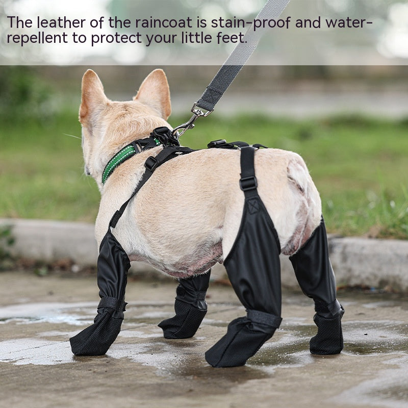 Chaussures Imperméables pour Chien – Semelle Antidérapante, Lot de 4
