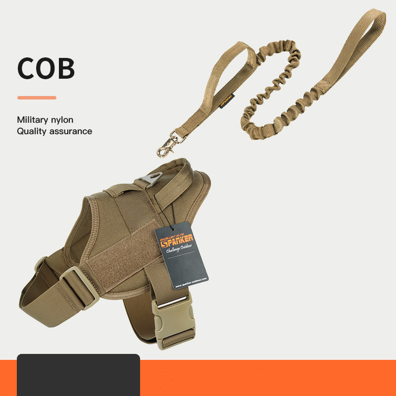 Harnais Militaire Nylon 1050D pour Chien — Boucle UTX | XS à XL