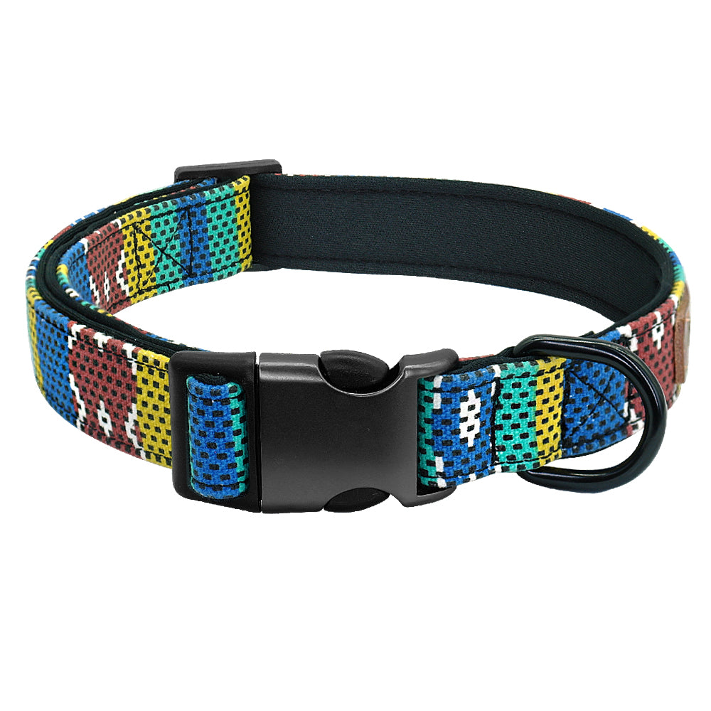 Collier en Nylon Coloré pour Chien — Basic & Confortable