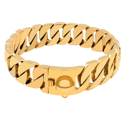Collier pour Chien en Acier Inoxydable – Chaîne Moulée Premium