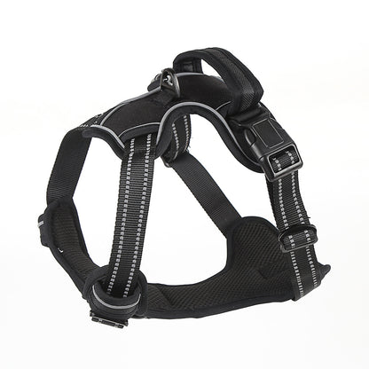 Harnais Respirant Réfléchissant Anti-Traction pour Chien — Gilet Confort