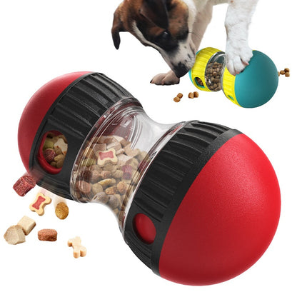 Tumbler Treat Dispensing Dog Toy — Interactive Puzzle Ball