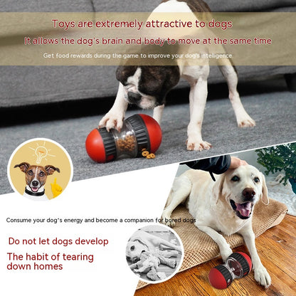 Tumbler Treat Dispensing Dog Toy — Interactive Puzzle Ball
