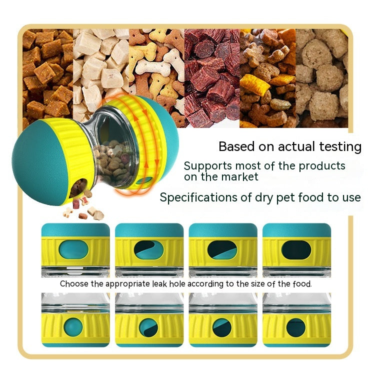 Tumbler Treat Dispensing Dog Toy — Interactive Puzzle Ball