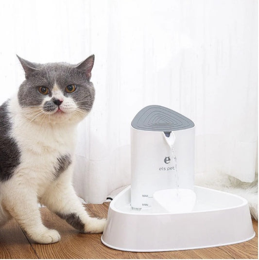 Fontaine à Eau Automatique 1,5L pour Chats et Chiens – Filtre 4 Couches & LED