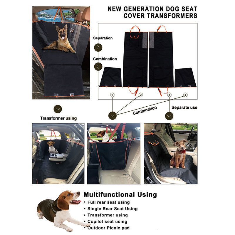Tapis Arrière Voiture pour Chien en Oxford — 130×148 cm
