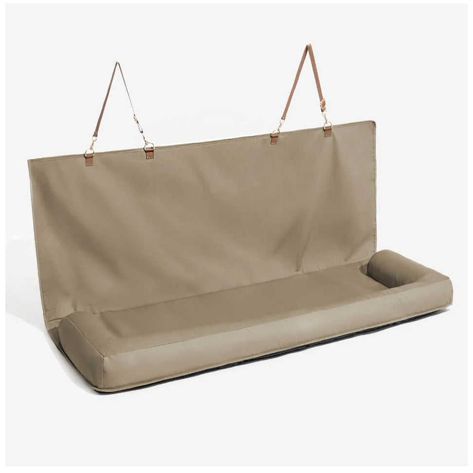 Coussin Voiture Lavable & Détachable pour Chien — Place Simple ou Banquette