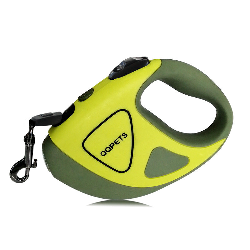 LED Retractable Dog Leash with Anti-Tangle Fiberglass — 3M & 5M