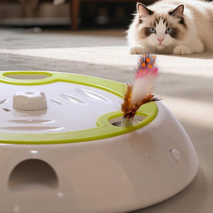 Jeu Tape-Taupe Électrique pour Chat – Vitesse Variable, Rechargeable