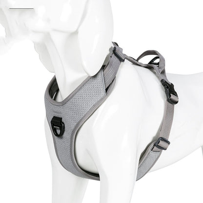 Harnais Réfléchissant Ajustable pour Chien — Nylon Anti-Fugue