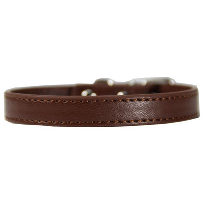 Collier PU avec Boucle Métallique pour Chien et Chat