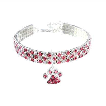 Collier Strass Élastique pour Chat et Chien