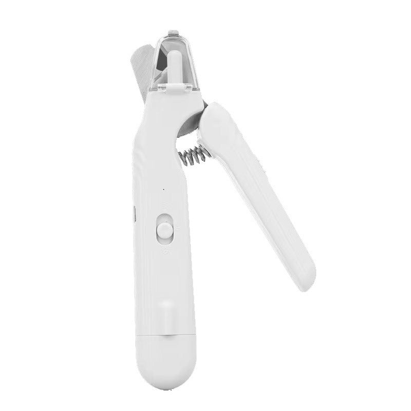 Coupe-Ongles Électrique LED 2-en-1 pour Chat & Chien — 3 Couleurs