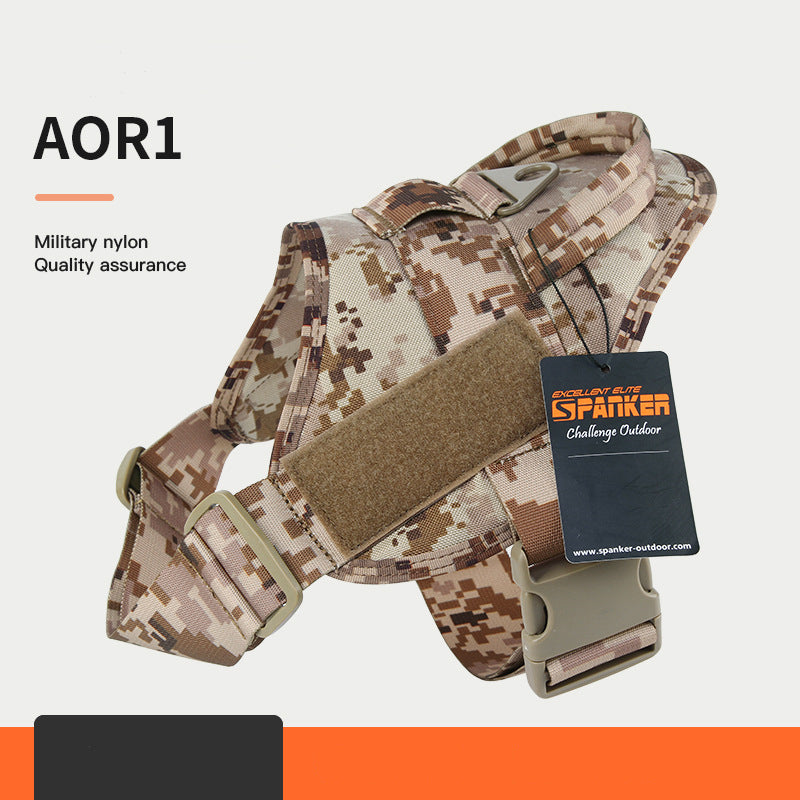 Harnais Militaire Nylon 1050D pour Chien — Boucle UTX | XS à XL