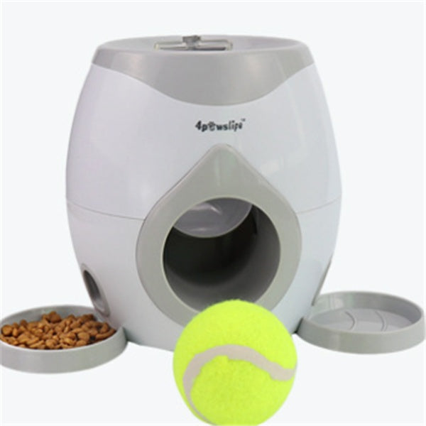 Interactive Dog Treat Dispenser – Tennis Ball & Rewards