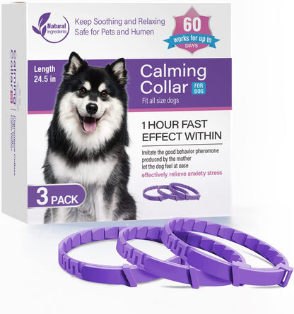 Lot de Colliers Apaisants pour Chat et Chien — Pack de 3 ou 4