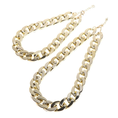 Collier Chaîne Dorée Style Hip-Hop pour Chien