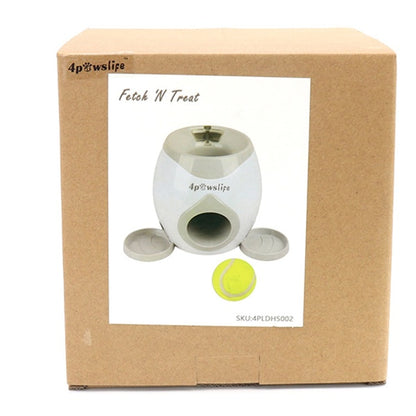 Interactive Dog Treat Dispenser – Tennis Ball & Rewards