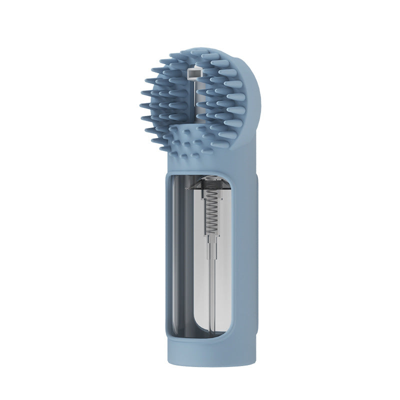 Brosse de Bain Silicone 2-en-1 pour Animaux — Massage & Nettoyage