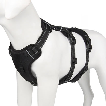 Harnais Anti-Fugue pour Chien — Tissu Oxford Résistant