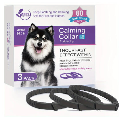 Lot de Colliers Apaisants pour Chat et Chien — Pack de 3 ou 4