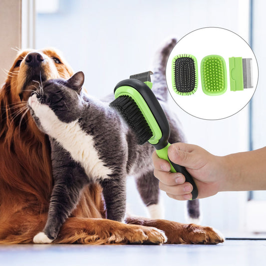 Kit de Brossage & Toilettage 5-en-1 — Chien & Chat