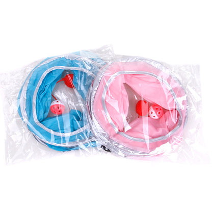 Tunnel Pliable pour Chat – 120 cm, Armature Acier, Rangement Facile