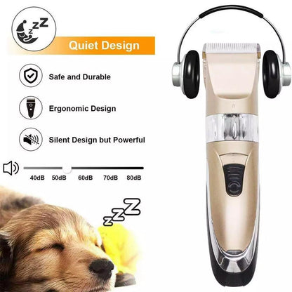 Tondeuse Professionnelle Rechargeable USB — Lame Titane/Céramique, 70min