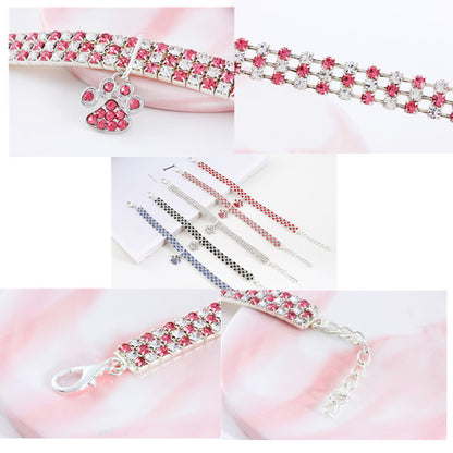 Collier Strass Élastique pour Chat et Chien