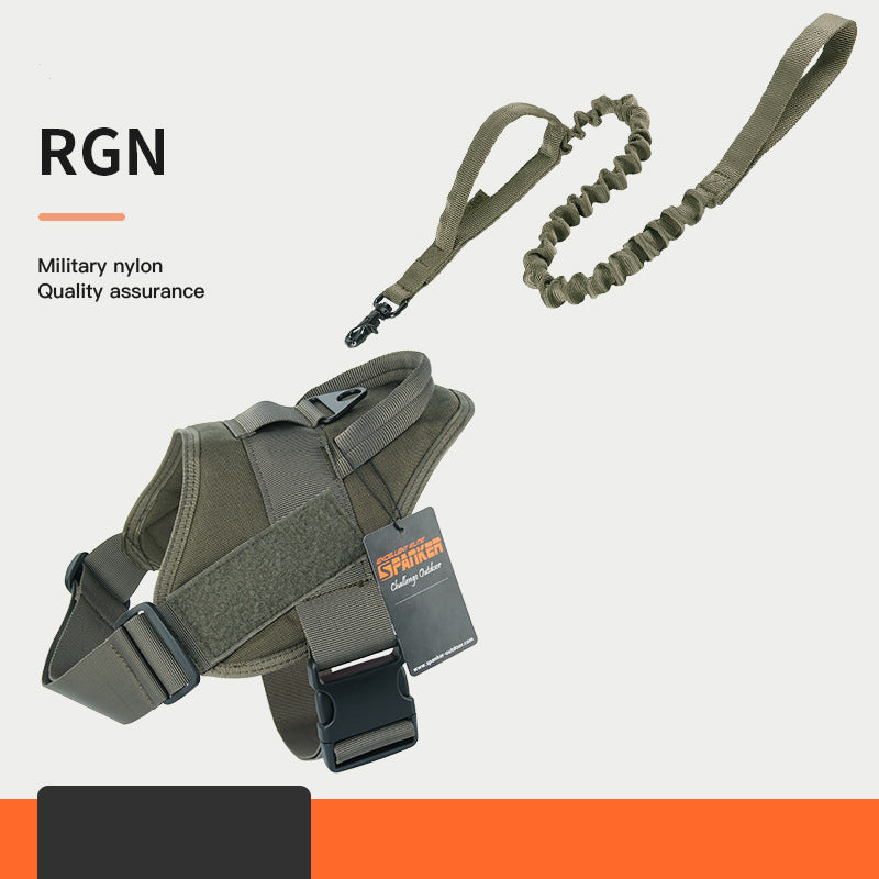 Harnais Militaire Nylon 1050D pour Chien — Boucle UTX | XS à XL