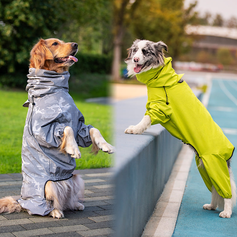 Imperméable Réfléchissant pour Chien – Coupe 4 Pattes, Sport Outdoor