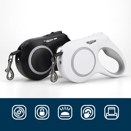 Laisse Rétractable Automatique avec Lumière LED pour Chien