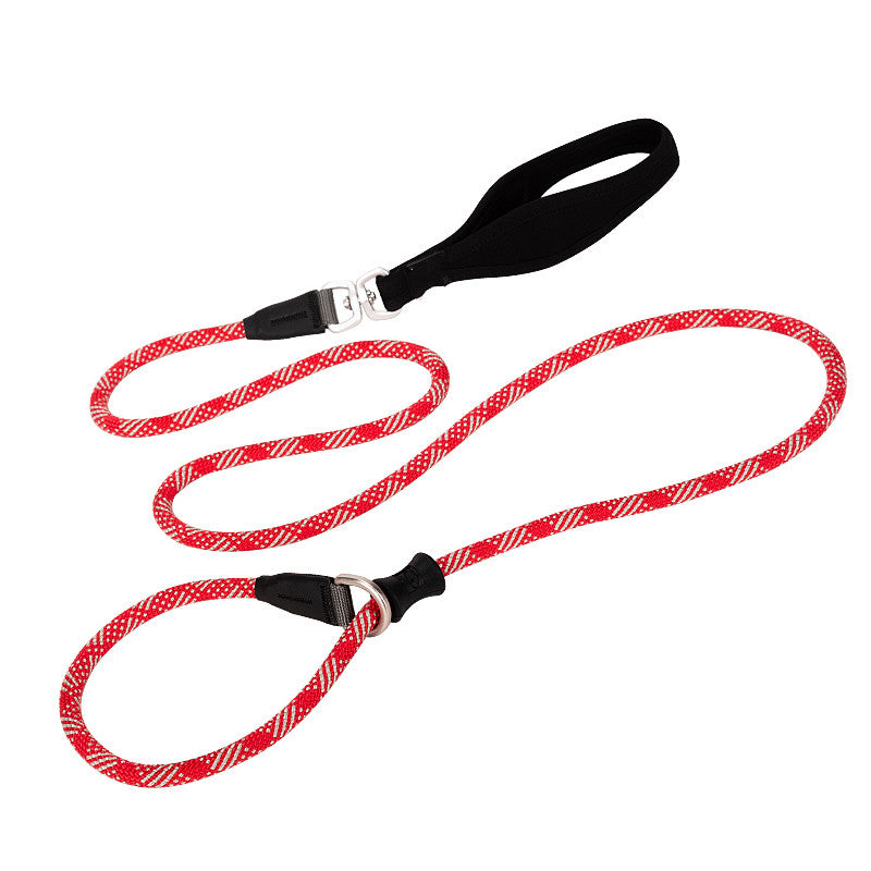 Laisse Nylon Uni Anti-Explosion pour Chien — 9 Couleurs | M & L