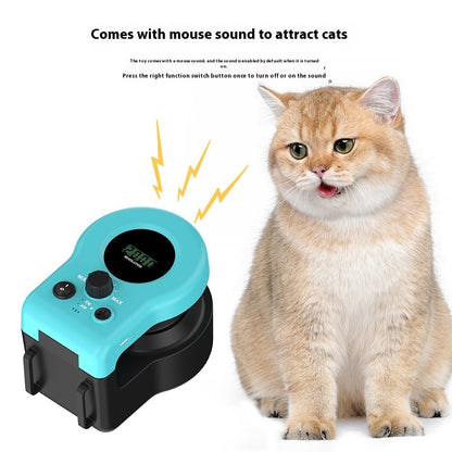 Piste de Course Interactive pour Chat – Affichage LCD, Rechargeable USB