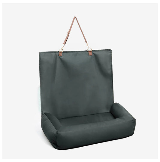 Coussin Voiture Lavable & Détachable pour Chien — Place Simple ou Banquette