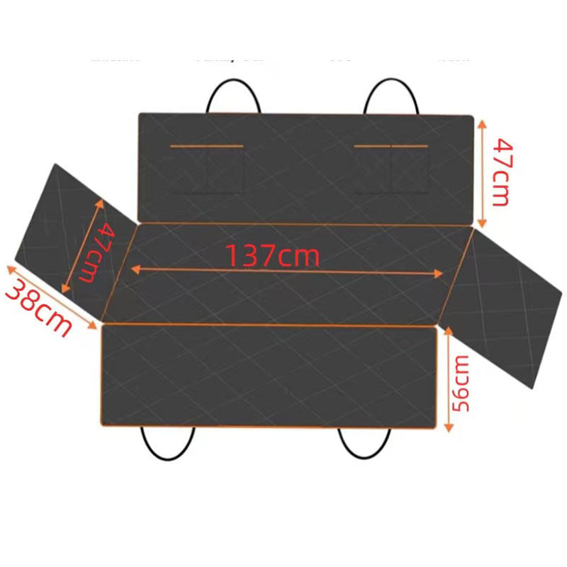 Housse Imperméable Siège Arrière Voiture pour Chien — Oxford 147×137 cm